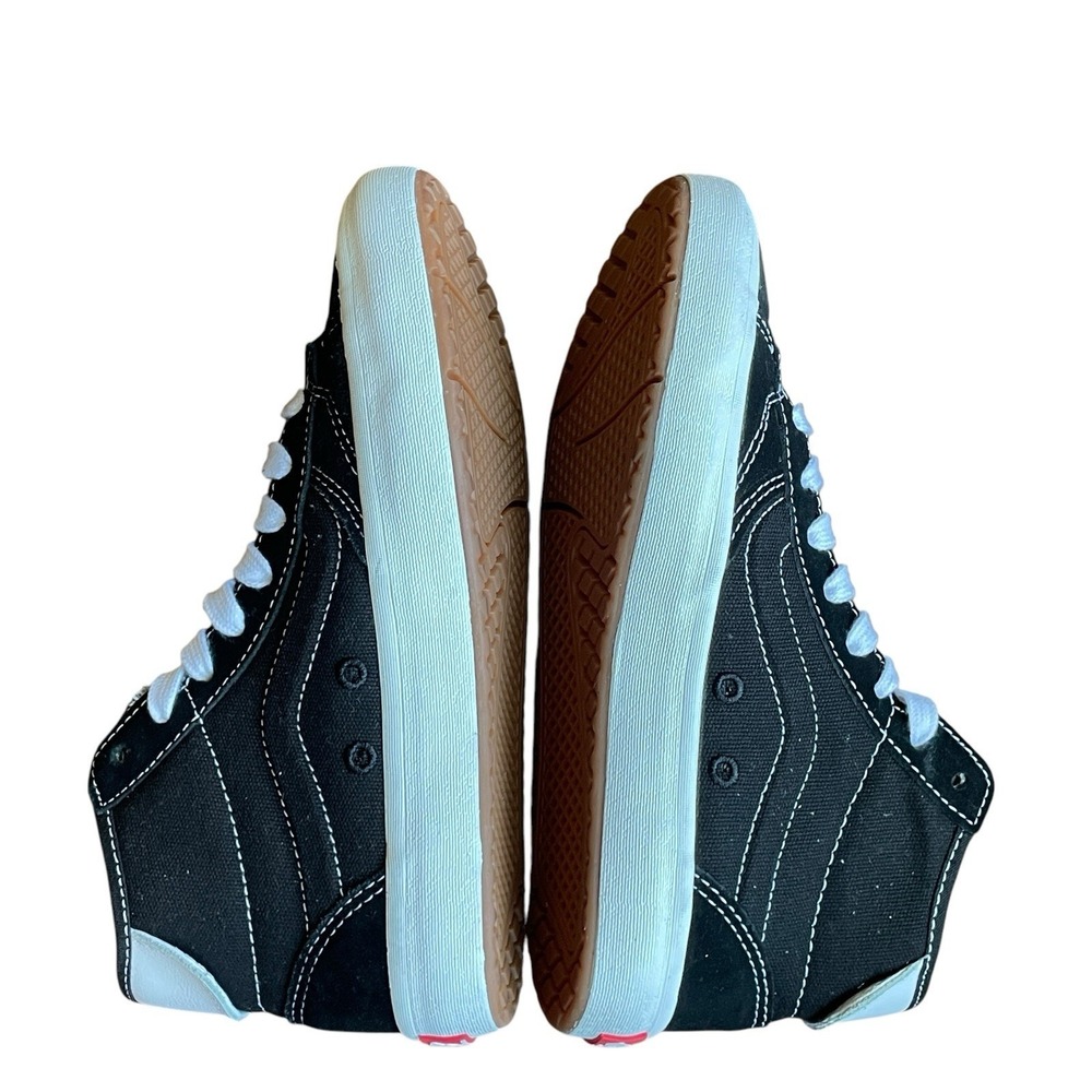 VANS The Lizzie Shoe Suede Canvas Black White Sneaker Unisex Male 5.5 / Female 7 - Picture 8 of 16